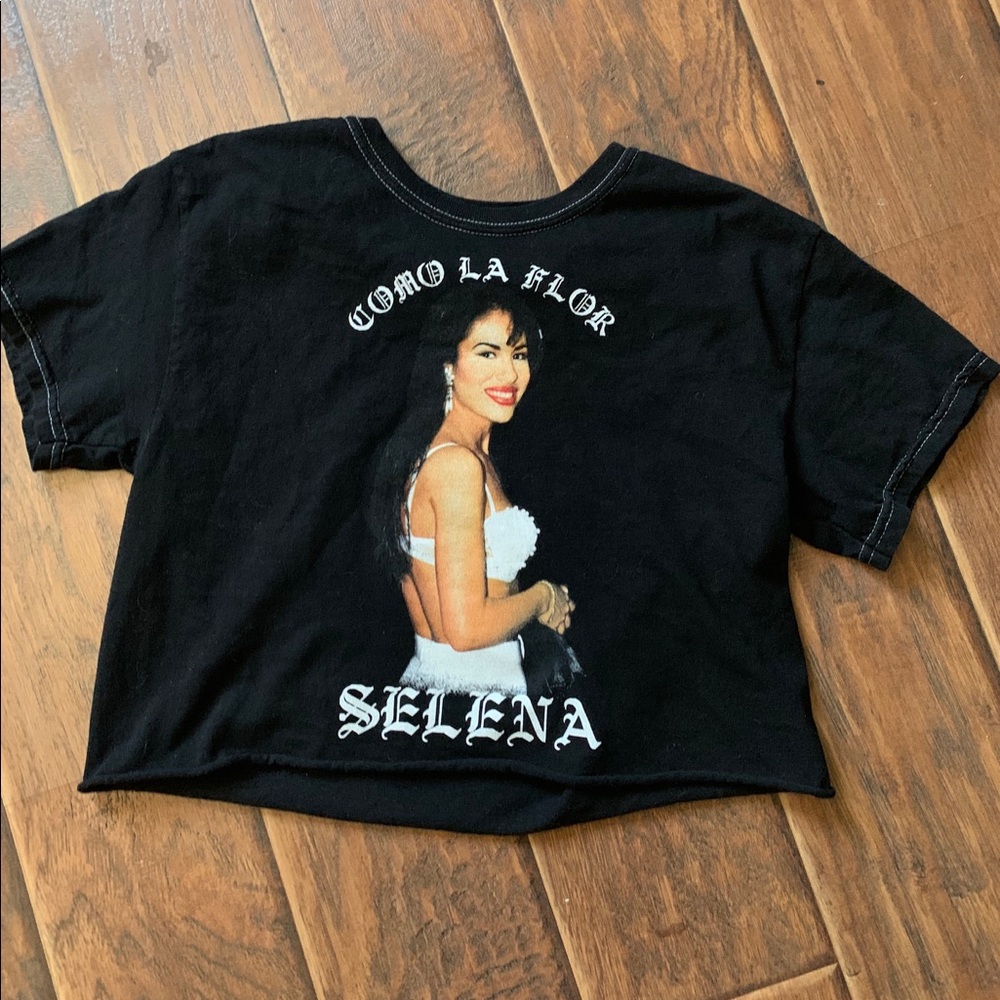 Selena crop shirt